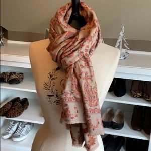 Paisley scarf - wool/cashmere